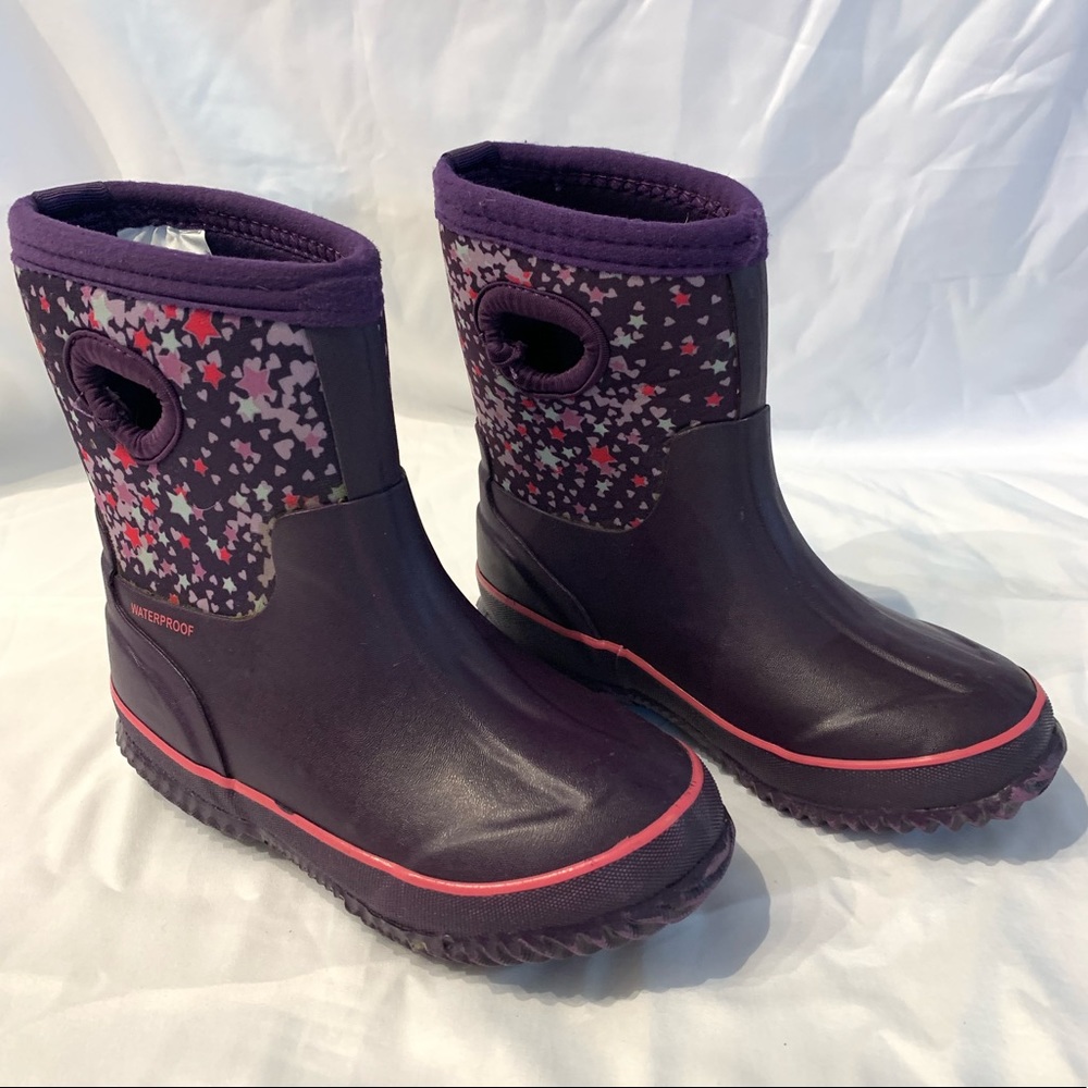 Cat & Jack purple children’s waterproof boots